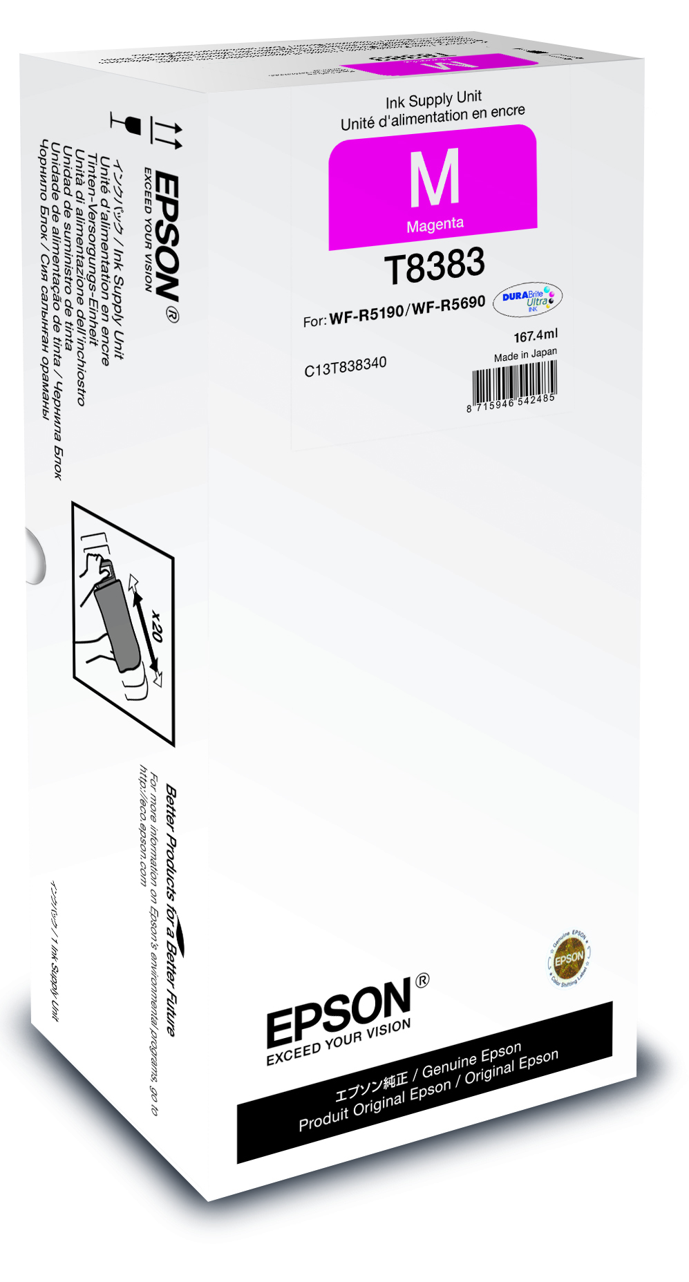 Epson Magenta XL Ink Supply Unit single pack / magenta