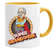Acen Merchandise Grand-Père Mok/mok - Super Grand-Père - originele mok/verjaardagscadeau/paasdag/keramiek 350 ml/origineel cadeau-idee