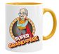 Acen Merchandise Grand-Père Mok/mok - Super Grand-Père - originele mok/verjaardagscadeau/paasdag/keramiek 350 ml/origineel cadeau-idee