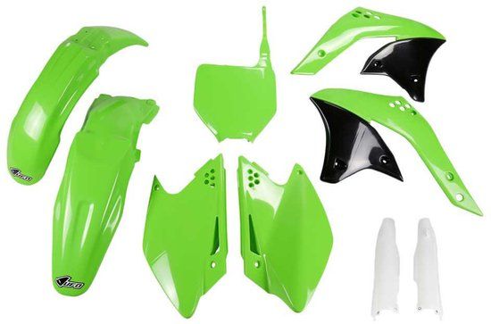 UFO PLAST Complete set groen Kawasaki KXF 250 2007-2007