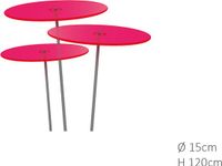 Cazador Del Sol 3 stuks! Zonnevanger Rood-Roze medium 120x15 cm