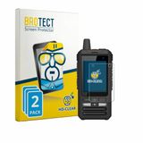 BROTECT - Screenprotector voor Uniwa F80S - Folie Beschermfolie transparant 2 Stuks