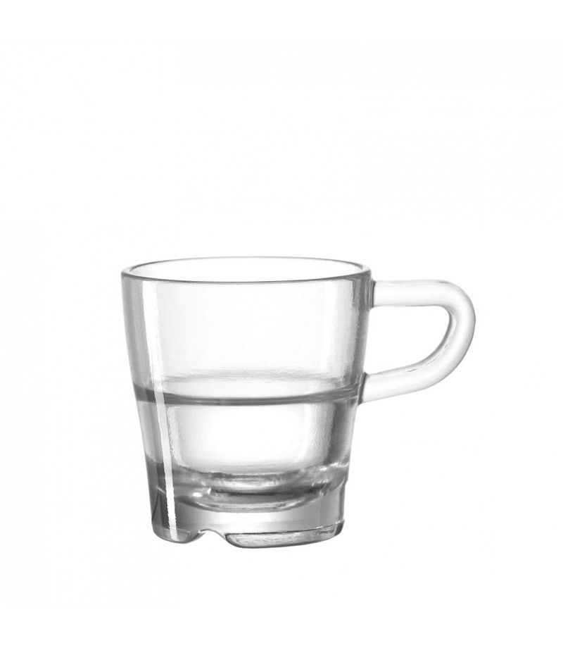 Leonardo Espresso Kopje Transparant - Enkel - Glas