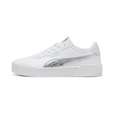 PUMA Sneakers laag 'Carina' zilver / wit