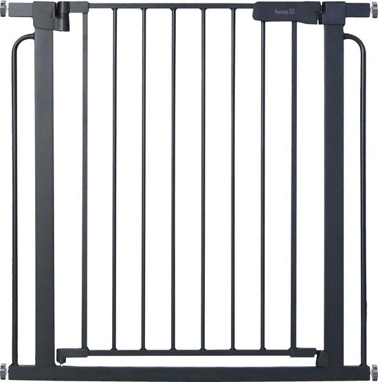 fenss Baby Klemhekje fenss Scott – Zwart – 75-82 cm – Auto-Close – Traphekje Zonder Boren