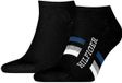 Tommy Hilfiger hommes 2 paires chaussettes de sneakers hilfiger tab noir