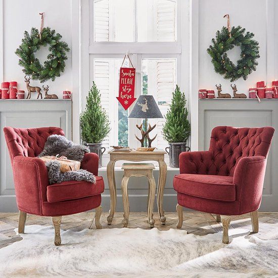 LOBERON Fauteuil Calgary rood