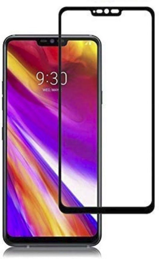 Ntech LG G7 Full Cover Screen Protector - Zwart