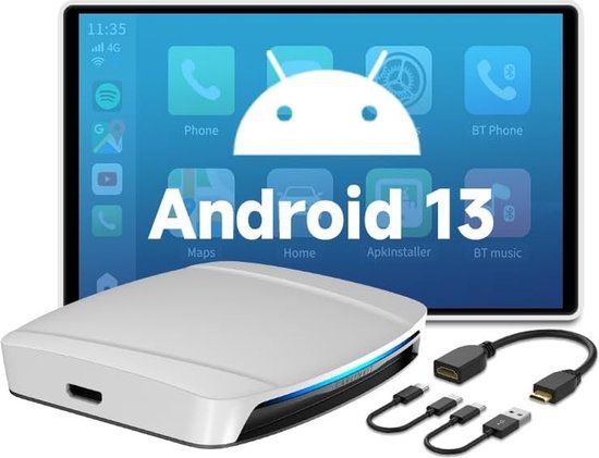 Carlinkit - CPC200-Tbox UHD - Adapter - Wit - Bluetooth 5.0