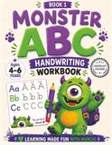 Monster ABC Handwriting Workbook: Book 1 (Ages 4–6) – Learning Made Fun With Munch!