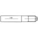 TOOLCRAFT TO-9985056 Conische pen 16 mm Staal 5 stuk(s)