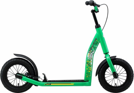 STAR SCOOTER Bikestar autoped 12 inch New Gen Sport, groen