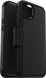 Otterbox Strada bookcase - Geschikt voor de iPhone 14 Plus - Zwart - Leer