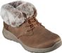 Skechers on the go joy cozy charm slip-in taupe dames enkellaarsjes