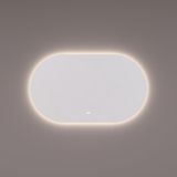 HIPP Design Spiegel Ovaal-Recht met Indirecte LED Verlichting Rondom 50 x 100 x 3 cm