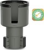Swigzy Autobekerhouder Expander Adapter (Verstelbaar) - voor Hydro Flask, Yeti, Nalgene, Grote Flessen en Grote Dranken - Grijs