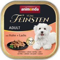 animonda Vom Feinsten nat hondenvoer, Adult, in saus 22x150g Zalm en kip