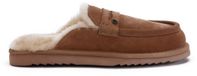 Warmbat Cowell Suede Heren Sloffen - Cognac