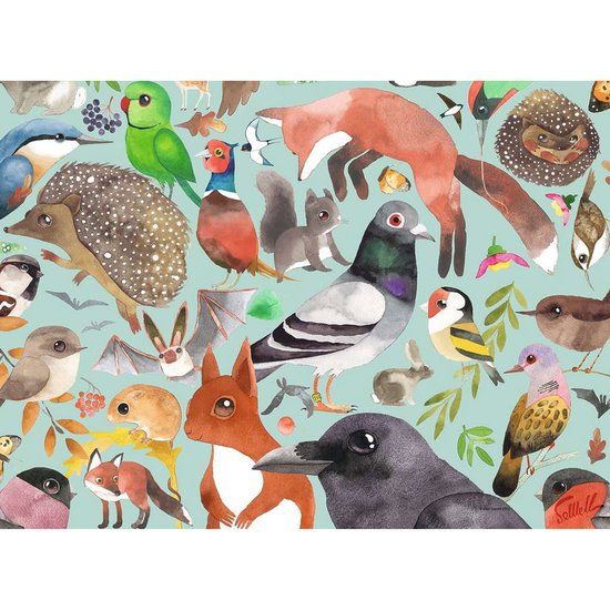 Ravensburger Garden Visitors - 500 stukjes puzzel