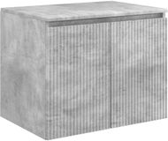 vidaXL Wandgemonteerde Badkamerkast Betongrijs 62,5 x 44,5 x 50 cm