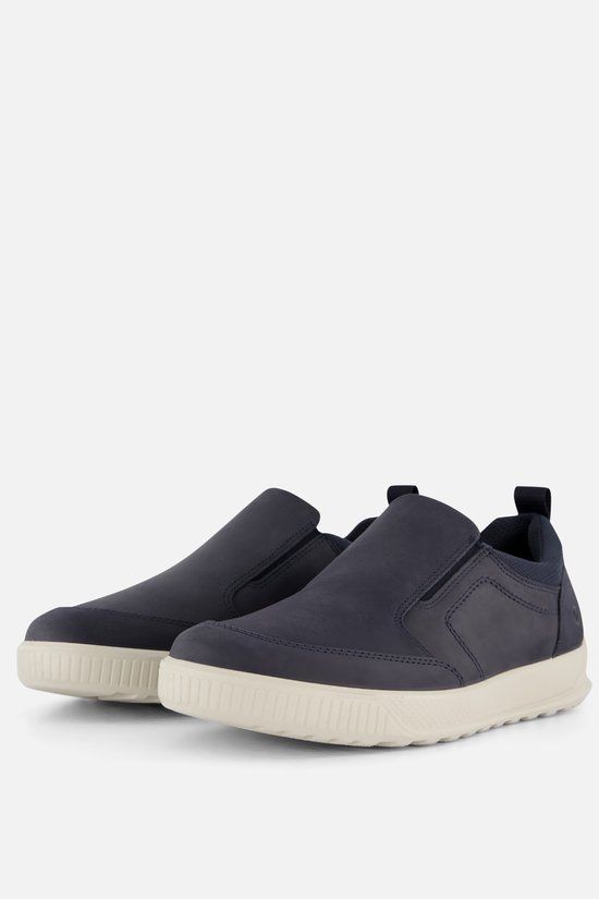 Ecco Byway Sneakers blauw Leer