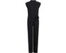 Protest PRTKenzy Jumpsuit Dames - Normale Pasvorm - Knoopsluiting - Zwart