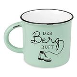 Koffiemok Alpin Koffiemok vintage | Keramische mok om cadeau te geven | 400 ml | Der Berg roept
