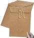 Sans marque 10 pièces chemise pour documents A4 - papier kraft épaissi avec fermeture à bouton