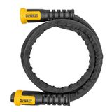 DEWALT DXMH3306 6ft x 5/8" Heavy-Duty professionele kwaliteit stoffen slang-DXMH3306 tuinslang, zwart, geel