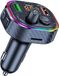 TELESTAR FM-T1 FM-zender (Bluetooth 5.3, handsfree, microSD-slot, 2 x USB-A 18 W, 1 x USB-C 20 W, ambient LED-verlichting) - zwart