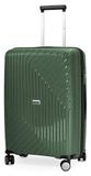 Hauptstadtkoffer TXL Middelgrote Harde Koffer 66 cm, TSA Slot, Reiskoffer van Polypropyleen, Trolley 4 Wielen, Lichtgewicht 2,8 kg, Uitbreidbaar 73L, Donkergroen