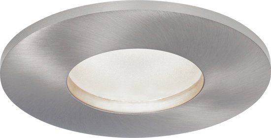 HOFTRONIC Vegas - LED inbouwspots - 3.8 Watt - 270 Lumen - 6000K Daglicht wit - GU10 - Dimbaar - Rond - IP44 - RVS