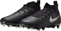 Nike Phantom Luna II Academy FG/MG Voetbalschoenen Junior Zwart/Zilver