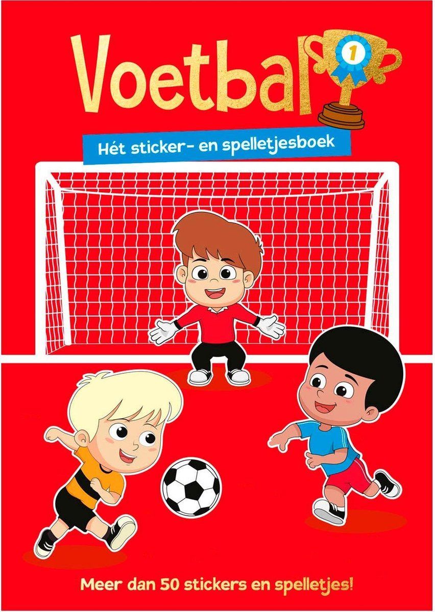 Rebo Productions Stickerboek Voetbalstickers - En Activiteiten - 9789036638609