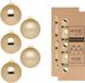 Inge-glas Inge Christmas Goods Kerstballen - 40 stuks - Brokaat Goud - Glas - 6 cm