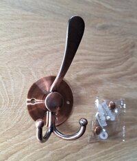 Hoexs Kapstokhaak Brons - Metaal - Landelijk - 1 stuk