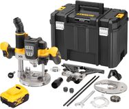 DeWalt DCW 620 NT bovenfrees 18 V 12 mm borstelloos + 1x accu 5.0 Ah + TSTAK - zonder oplader