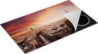 Chefcare Inductie Beschermer Skyline Parijs met Eiffeltoren - 90x55 cm - Multicolor
