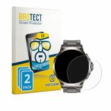 BROTECT - Screenprotector voor Fosmet Smartwatch 1.92" - Folie Beschermfolie transparant 2 Stuks