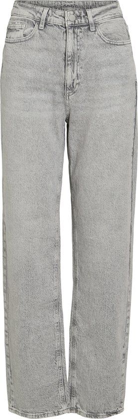 VILA Straight fit jeans VIKELLY high-waist W36 X L34 Light Grey Denim