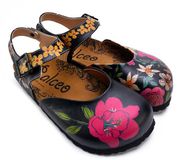 Goby Wild Bloom Dames Clogs Vegan Handmade Maat 36