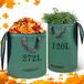 Unyqoos® Sacs pliables pour déchets de jardin de grande capacité avec poignées pour une utilisation facile