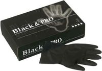 Sibel Latex Handschoenen L Zwart Satin 20st