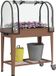 Outsunny Verhoogde plantenbak - Metaal - 80x40x120cm - Bruin