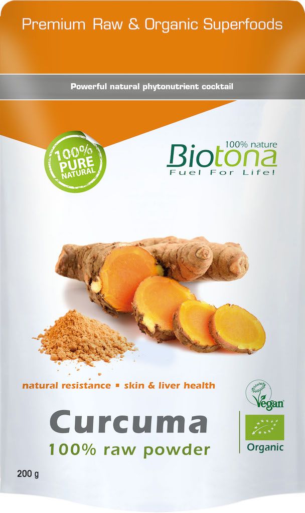 Biotona Curcuma Powder Raw - 5412360013524