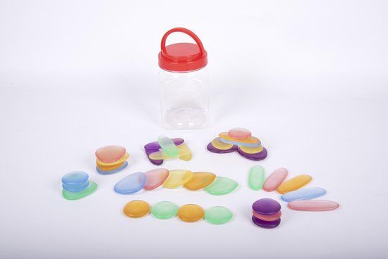 edx Transparante regenboog stenen