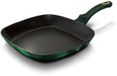 Berlinger Haus Emerald Serie - Titaan Grillpan - 28cm - Groen - Soft Touch Handgreep