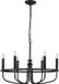 Kichler LED Kroonluchter | 6X E14 Max 40W | Dimbaar | Black