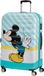 American Tourister Wavebreaker Disney Spinner 77 Mickey Blue Kiss - Hardcase Kinderkoffer