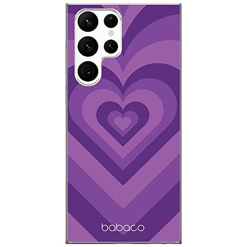 BABACO ERT GROUP Mobiele Telefoonhoesje voor Samsung S22 ULTRA - Babaco Hearts 007 - TPU